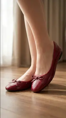 ZARA Flats Pumps for Women – Patent Leather Bow Ballet Flats | Round Toe Slip-On Casual, Office & Party Shoes | Sizes 36-42 | With Brand Box