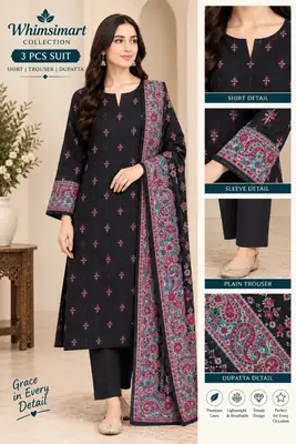 Mausammry Linen 2026 3PC Unstitched Suit | Printed Linen Shirt & Dupatta | Dyed Linen Trouser | Guaranteed