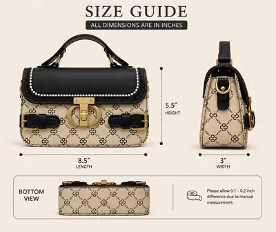 Women Crossbody Bag for Girls | Small Shoulder Bag | Ladies Hand Bag with Long Strap | Casual Daily Use Bag thumbnail 6