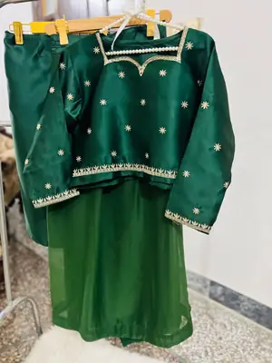 Ready to Wear Chiffon Saree with Embroidered Silk Blouse & Silk Petticoat – 7 Yards Stitched Party Wear Saree for Women thumbnail 2