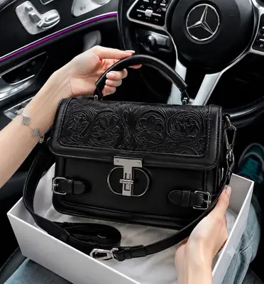 Branded Crossbody Bag for Women - Ladies Shoulder Bag - Leather Cross Body Bag with Long Strap - Stylish Hand Bag thumbnail 3