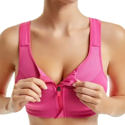 Jersey Plain Comfortable And Lightweight Sports Bra