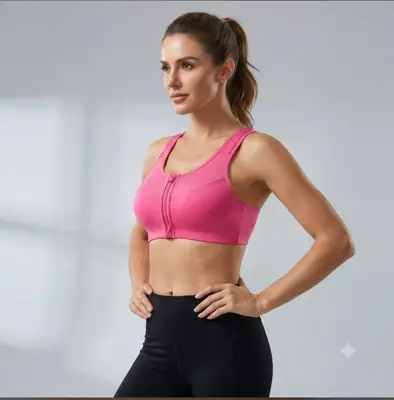 Jersey Plain Comfortable And Lightweight Sports Bra thumbnail 3
