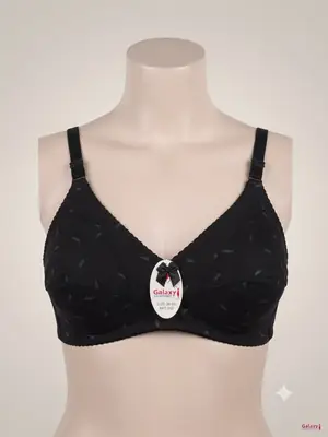 Jersey Printed Comfortable And Lightweight Non-Padded Bra thumbnail 2