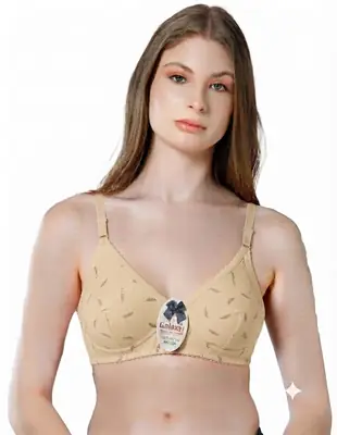 Jersey Printed Comfortable And Lightweight Non-Padded Bra