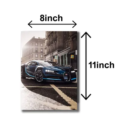 5Pcs 8x11 Car Wall Art Paintings Multicolor MDF thumbnail 3