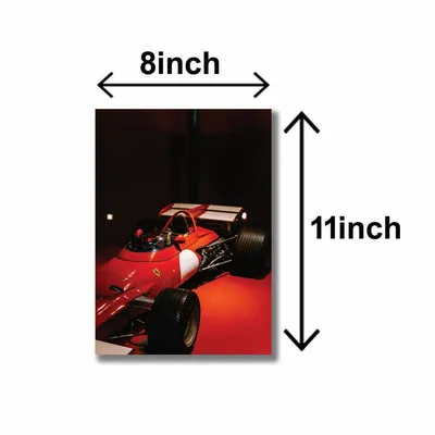 3 Pcs Cars Wall Art Set 8x11 MDF Multicolor thumbnail 3