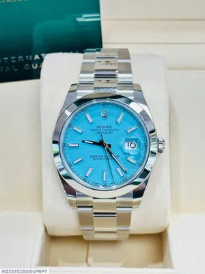 Men's Blue Stainless Steel 41mm Water Resistant Watch thumbnail 1