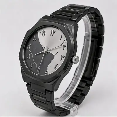 Black Aura Men's Imported Quality Watch Chain Strap