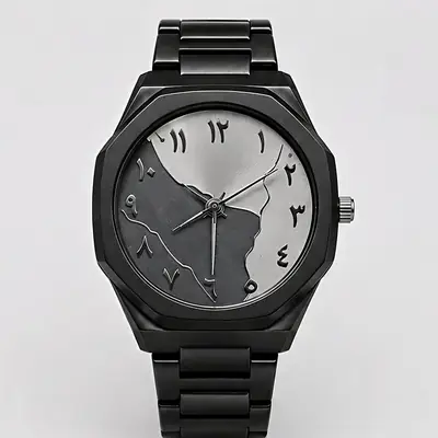 Black Aura Men's Imported Quality Watch Chain Strap thumbnail 3