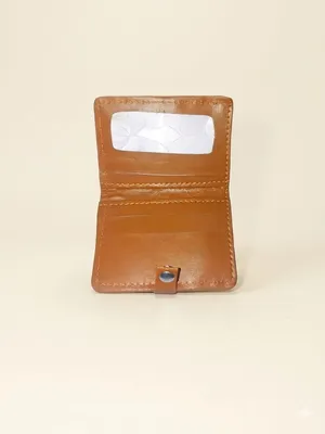Classic Handcrafted Leather Wallet with ID Window thumbnail 2