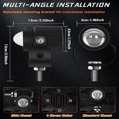 1 Pc Adjustability LED Headlight thumbnail 3