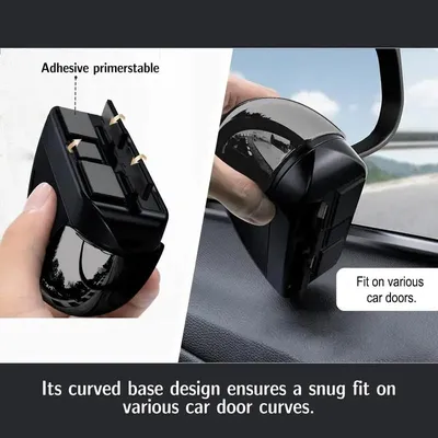 Durable Dashboard Ashtray - 1 Pc Black ABS Plastic thumbnail 4