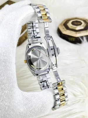 Men's Luxury Gold Black Dial Watch 37mm Stainless Steel thumbnail 4