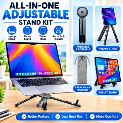  Foldable Adjustable Universal Stand for Laptop