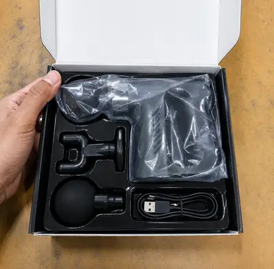 KH-740 Fascia Gun Portable Deep Tissue Massage Gun | Rechargeable Muscle Massager with Multiple Speed Levels thumbnail 4
