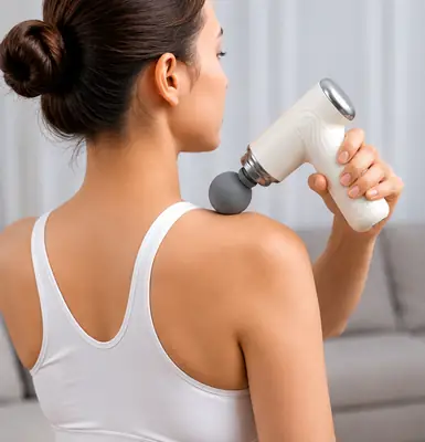 Blueidea BLD-130 Fascia Massage Gun | 9 Massage Heads | 5 Speed Levels | Rechargeable Deep Tissue Massager thumbnail 7