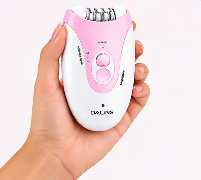 DALING DL-6032 Lady Epilator – USB Rechargeable Electric Hair Removal Device thumbnail 6