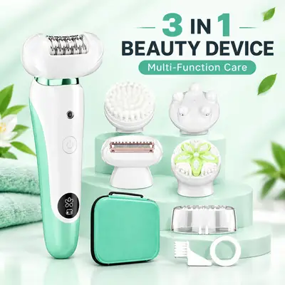 3-in-1 Electric Epilator & Beauty Care Kit for Women