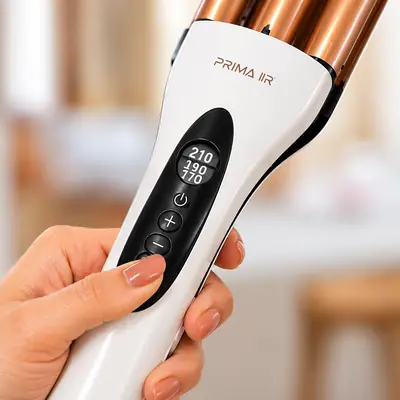 RIWA Ceramic Hair Straightener for Women | Fast Heating Hair Styling Iron | Professional Hair Straightening Tool | Gold thumbnail 3