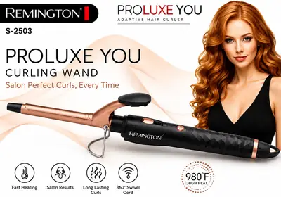 Professional Hair Curling Wand S-2503 – 980°F High Heat Hair Curler for Salon & Home Styling thumbnail 2