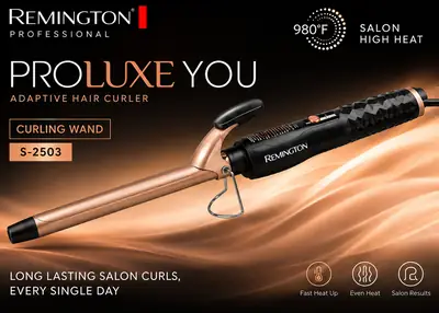Professional Hair Curling Wand S-2503 – 980°F High Heat Hair Curler for Salon & Home Styling thumbnail 3