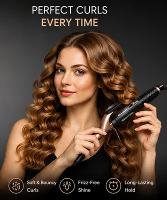 Professional Hair Curling Wand S-2503 – 980°F High Heat Hair Curler for Salon & Home Styling thumbnail 4