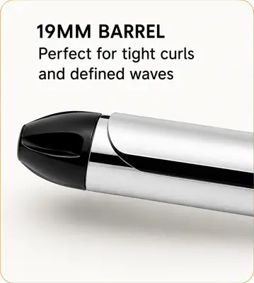 Professional Instant Heat Curling Tong – Hair Styling Curler | 19mm thumbnail 3