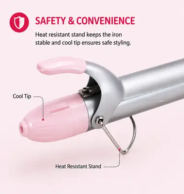 RIWA Professional Hair Curling Iron – Salon Style Curls at Home | 32mm thumbnail 5