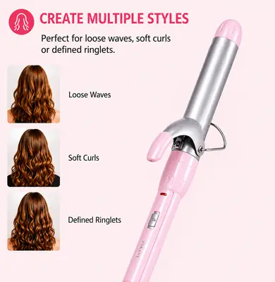 RIWA Professional Hair Curling Iron – Salon Style Curls at Home | 32mm thumbnail 6