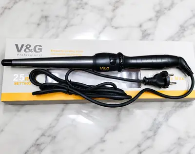 V&G Professional Hair Curling Wand – Professional Hair Curler for Beautiful, Long-Lasting Curls & Waves | Easy Grip Handle | Salon-Style Hair Styling Tool thumbnail 2