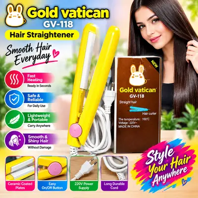 Hair Straightner  | Portable Hair Straightener for Women