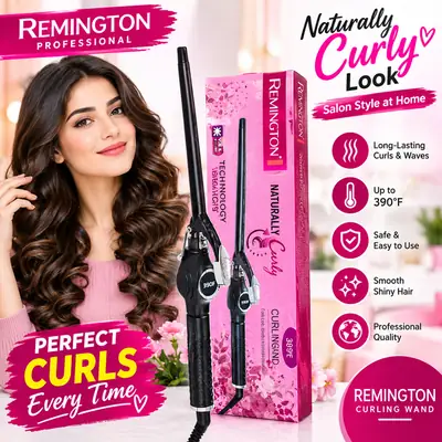 RE-5033 Naturally Curly Hair Curling Wand 