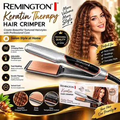 Remington Keratin Therapy Professional Hair Crimper 980°F