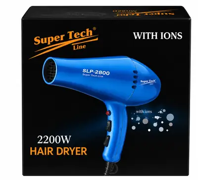 Super Look SLP-8800 2200W Professional Turbo Hair Dryer with Ionic Technology thumbnail 8