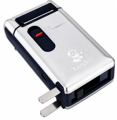 	Yando Rechargeable Electric Travel Shaver – Portable Mini Beard & Face Shaving Machine for Men