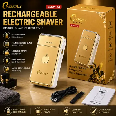 Baoli Razor RSCW-A1 Rechargeable Electric Shaver for Men – Portable Beard & Hair Trimmer