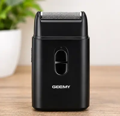 GEEMY GM-7763 Professional Rechargeable Foil Shaver with Pop-Up Trimmer & USB Charging thumbnail 4