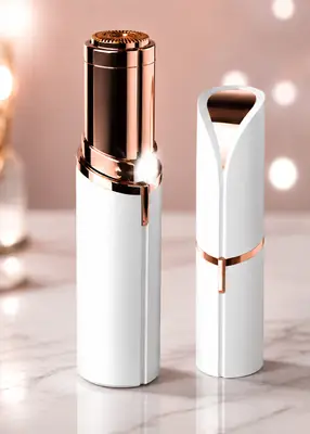FlawLBSS Rechargeable Facial Hair Remover for Women | USB Electric Eyebrow, Upper Lip & Face Trimmer | Painless Hair Removal thumbnail 6