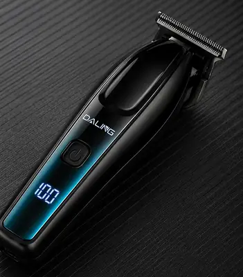 DALING DL-1969 Professional Hair Trimmer | 7000 RPM | Cordless USB Rechargeable | LED Display | Adjustable Speed thumbnail 4