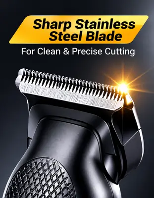 DALING DL-1909 Professional Hair Trimmer for Men | Cordless Rechargeable Hair & Beard Trimmer with Digital Display thumbnail 4