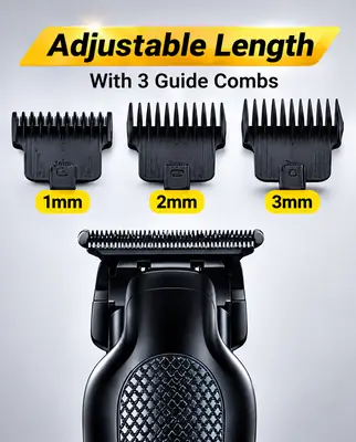 DALING DL-1909 Professional Hair Trimmer for Men | Cordless Rechargeable Hair & Beard Trimmer with Digital Display thumbnail 6