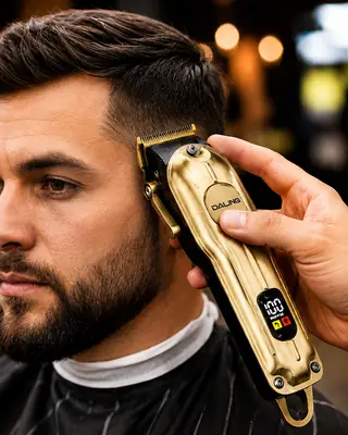 DALING DL-0007 Professional Hair Clipper Rechargeable Cordless Beard & Hair Trimmer with LED Display (2000mAh) thumbnail 5