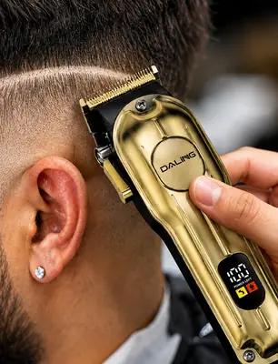 DALING DL-0007 Professional Hair Clipper Rechargeable Cordless Beard & Hair Trimmer with LED Display (2000mAh) thumbnail 6