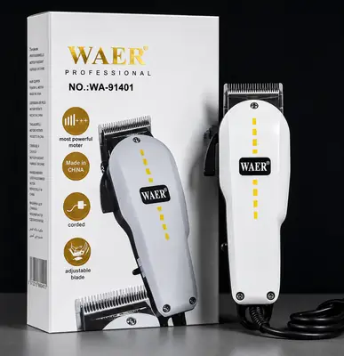 WAER Professional WA-91401 High-Power Corded Hair Clipper | Adjustable Blade Precision Hair Cutting Machine for Home & Salon Use thumbnail 7