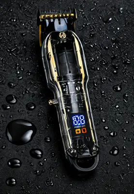 JAWA JW-814 Professional Clear Trimmer for Men – Rechargeable Hair, Beard & Mustache Trimmer with LED Digital Display, Stainless Steel Blade & USB Charging thumbnail 4
