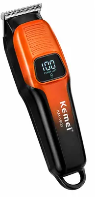 Kemei KM-519A Professional Hair Clipper – LCD Digital Display, 1200mAh Rechargeable Battery, USB Charging & Precision Blade thumbnail 2