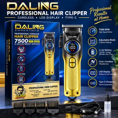 DALING DL-1197 Professional Hair Clipper for Men 