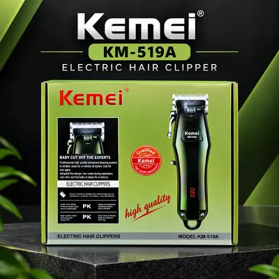Kemei KM-519A Professional Rechargeable Hair Clipper for Men