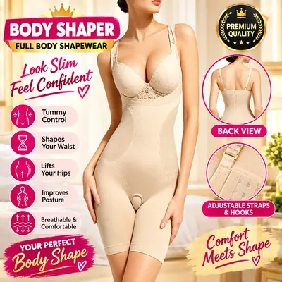 Women’s Full Body Shaper for Tummy Control, Waist Slimming